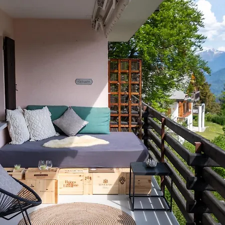 -panorama-bergblick- Dampfbad-dusche Und Aussenbett * 필름