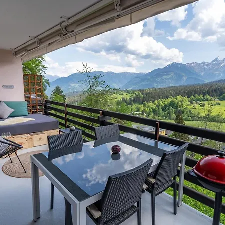 -panorama-bergblick- Dampfbad-dusche Und Aussenbett * Flims